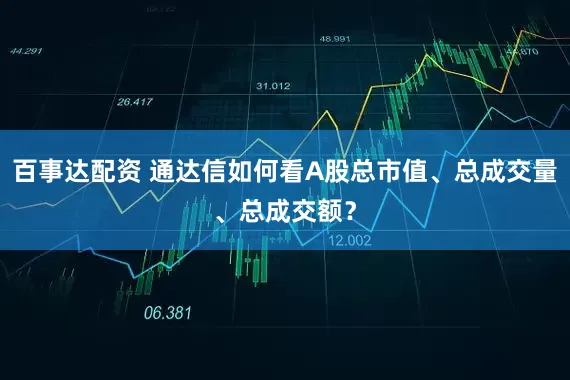 百事达配资 通达信如何看A股总市值、总成交量、总成交额？