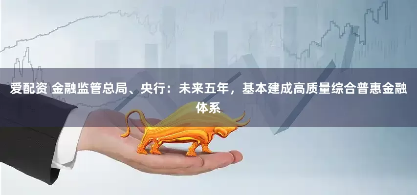 爱配资 金融监管总局、央行：未来五年，基本建成高质量综合普惠金融体系